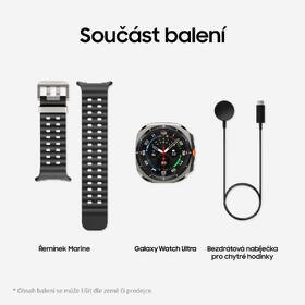 Chytré hodinky Samsung Galaxy Watch Ultra LTE - Titanium Silver 
