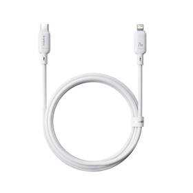 Kabel Baseus Silky USB-C/Lightning, 20W, 1m bílá barva
