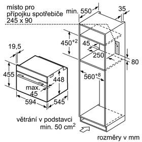 Mikrovlnná trouba Siemens CF634AGS1 černá barva
