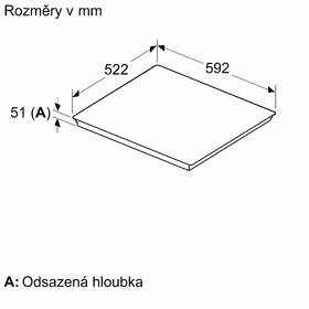 Indukční varná deska Bosch PIX631HC1E černá barva
