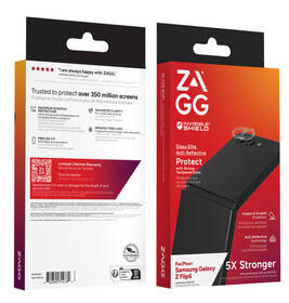 Tvrzené sklo ZAGG Elite (Camera) Samsung Galaxy Z Flip 6 průhledná
