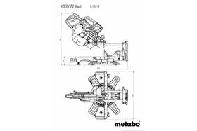 Pila pokosová Metabo 611216000 KGSV 72 Xact 
