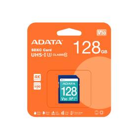 Paměťová karta ADATA SDXC 128GB UHS-I U3 (95R/60W) 
