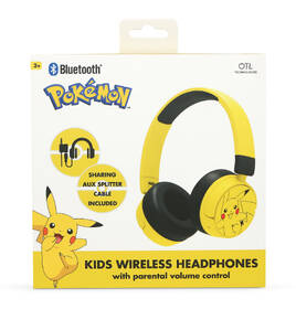 Sluchátka OTL Technologies Pokémon Pikachu Wireless černá barva
