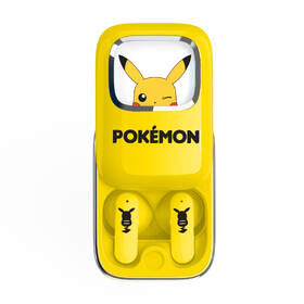 Sluchátka OTL Technologies Pokémon Pikachu Slide TWS žlutá barva
