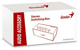 Přepínač Genius Stereo Switching Box černá barva
