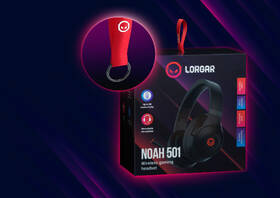 Headset Lorgar Noah 501 černá barva
