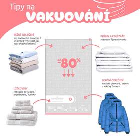 Sada vakuových pytlů Compactor Bag Aspispace RAN7404, 3× M 70 l, 3× L 120 l 
