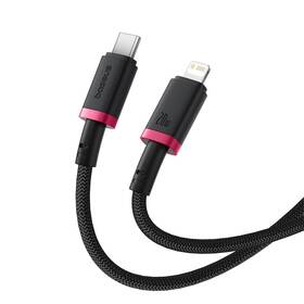 Kabel Baseus Dura USB-C/Lightning, 20W, 2m černá barva
