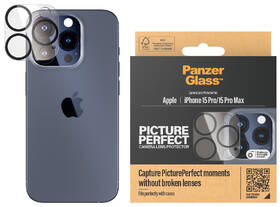 Tvrzené sklo PanzerGlass Camera Protector na Apple iPhone 15 Pro/15 Pro Max 
