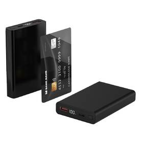 Powerbank WG 10000 mAh, PD USB-C 20W, USB-A 22.5W černá barva
