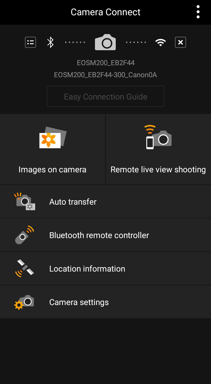 Návod na Canon Camera Connect