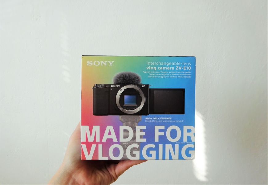 Digitální fotoaparát Sony ZV-E10 balení