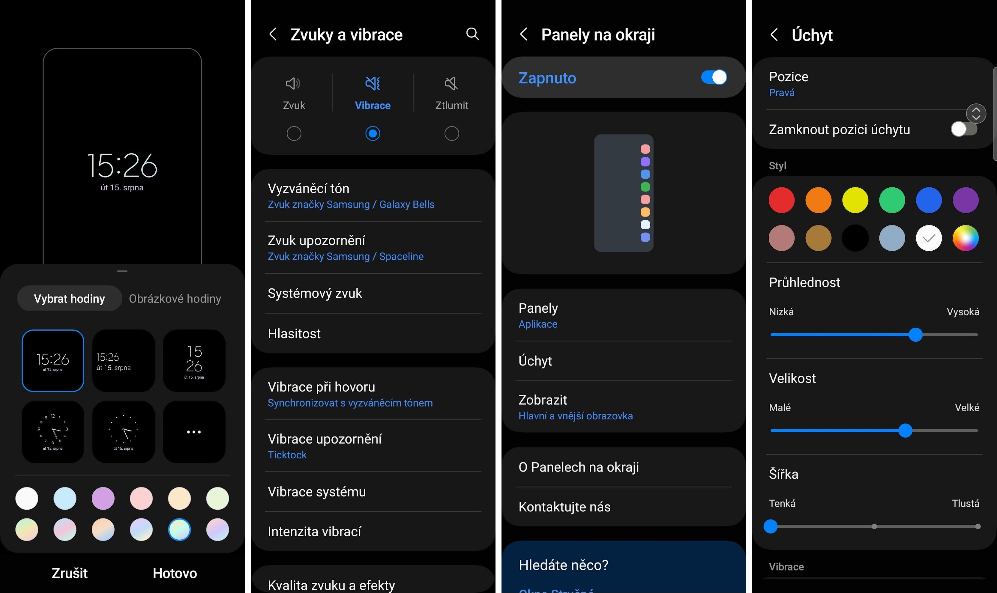 Přizpůsobení vzhledu Samsung Galaxy