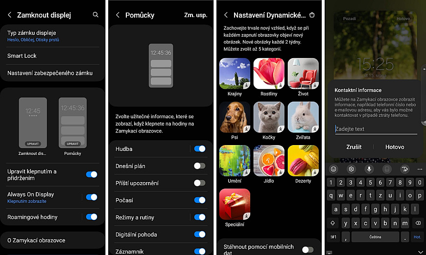 Přizpůsobení vzhledu Samsung Galaxy
