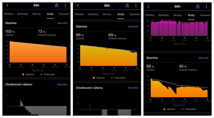 Garmin - stamina