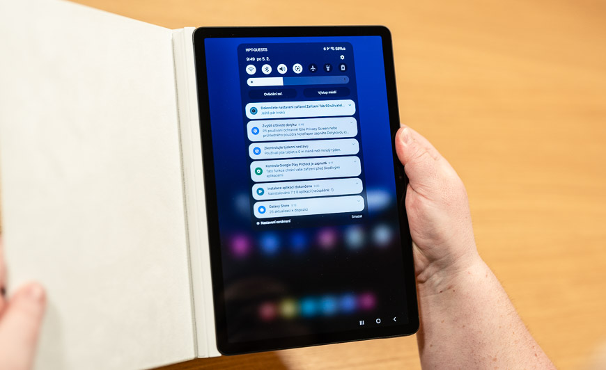 Výdrž Samsungu Galaxy Tab S9