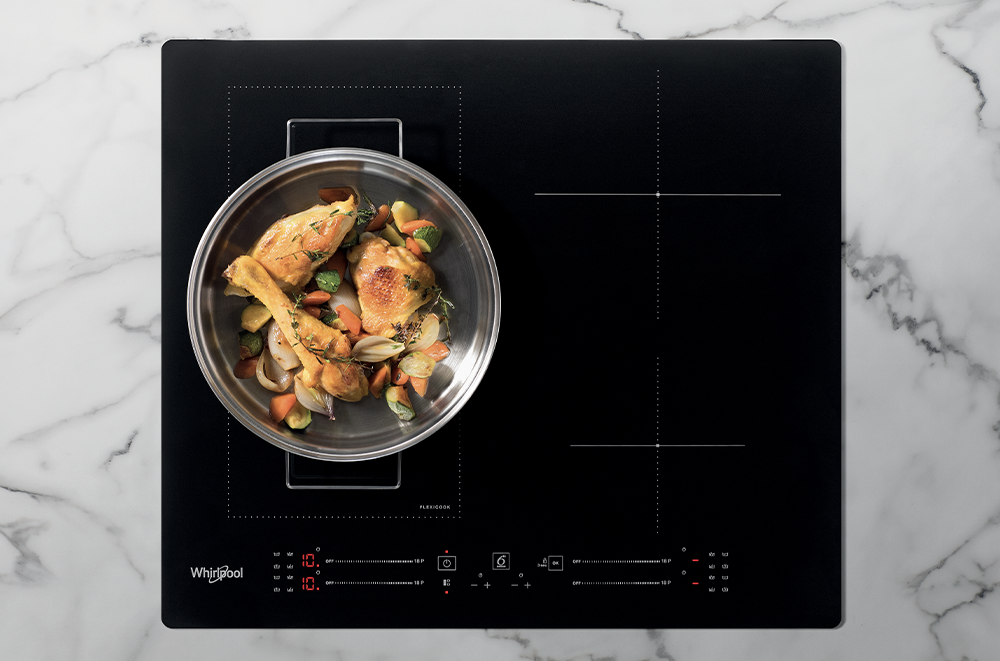 Matná krása indukčních varných desek Whirlpool MattProtect FlexiCook