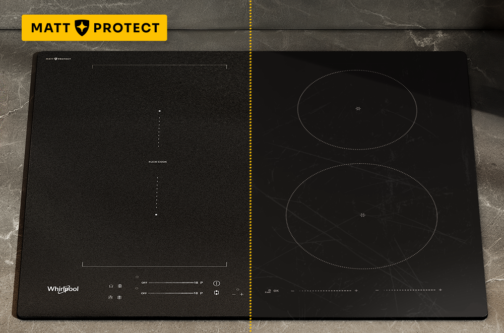 Matná krása indukčních varných desek Whirlpool MattProtect Matná krása indukčních varných desek Whirlpool MattProtect