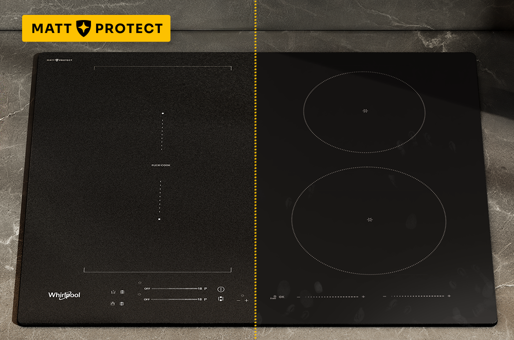 Matná krása indukčních varných desek Whirlpool MattProtect Matná krása indukčních varných desek Whirlpool MattProtect
