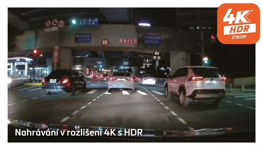 Test Autokamery Mio MiVue: Podle čeho vybírat a jaké mají funkce? nahrávání v rozlišení 4K s HDR na ulici pomocí kamery MIO