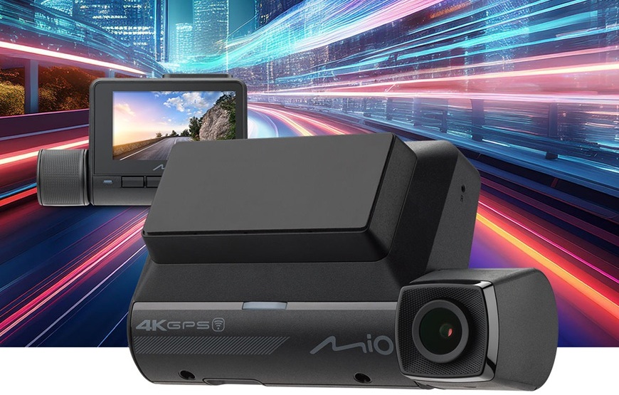 Test Autokamery Mio MiVue: Podle čeho vybírat a jaké mají funkce? futuristické město a autokamera Mio MiVue 956