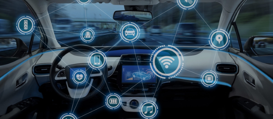 Test Autokamery Mio MiVue: Podle čeho vybírat a jaké mají funkce? pohled na palubovou desku auta