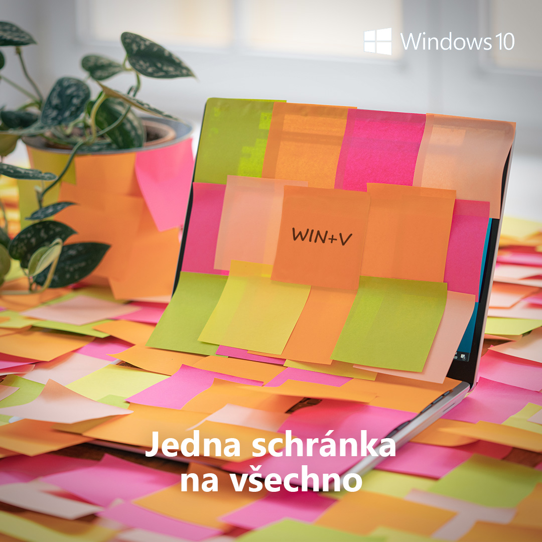 Windows 10 schránka