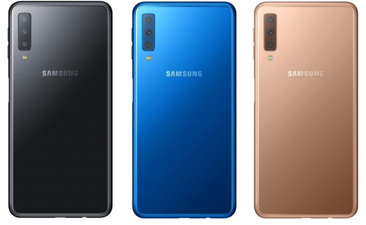 Samsung Galaxy A7 ve třech barvách