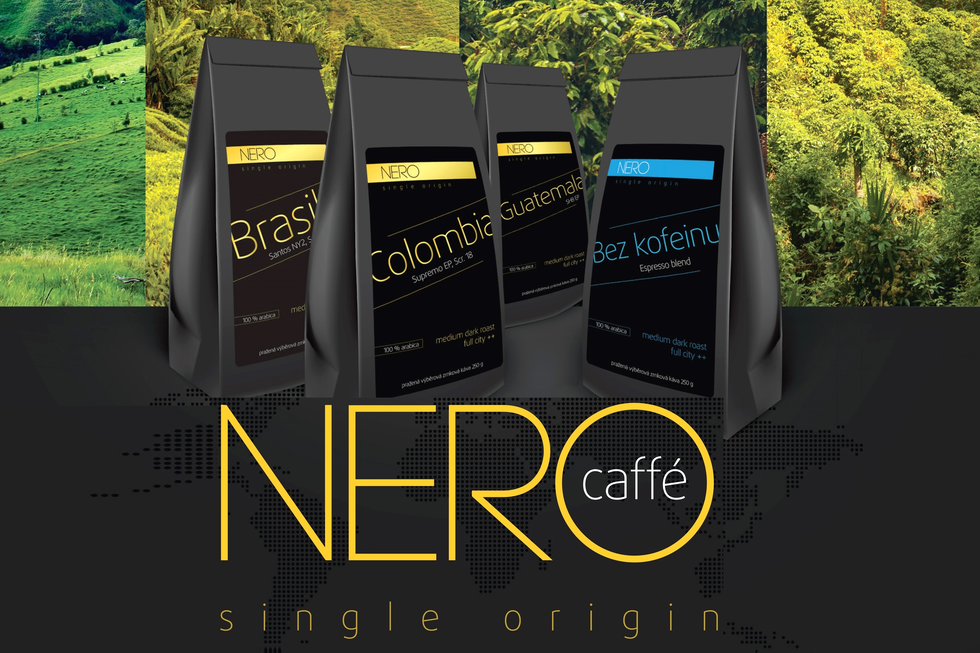 Procestujte s kávou NERO celý svět 