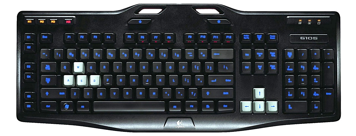 herní klávesnice Logitech G105