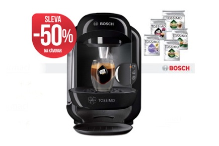 Bosch Tassimo: získejte kávovar s 50% slevou!