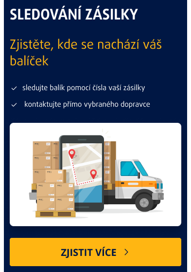 Sledování zásilky