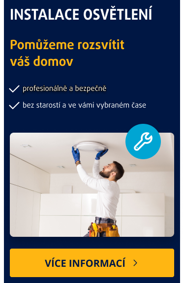 Instalace ovětlení